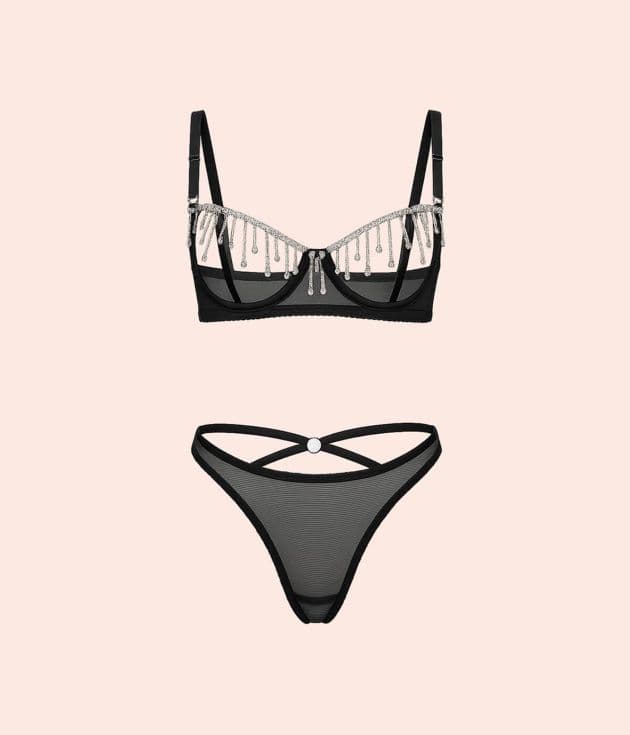 Midnight Lace Set