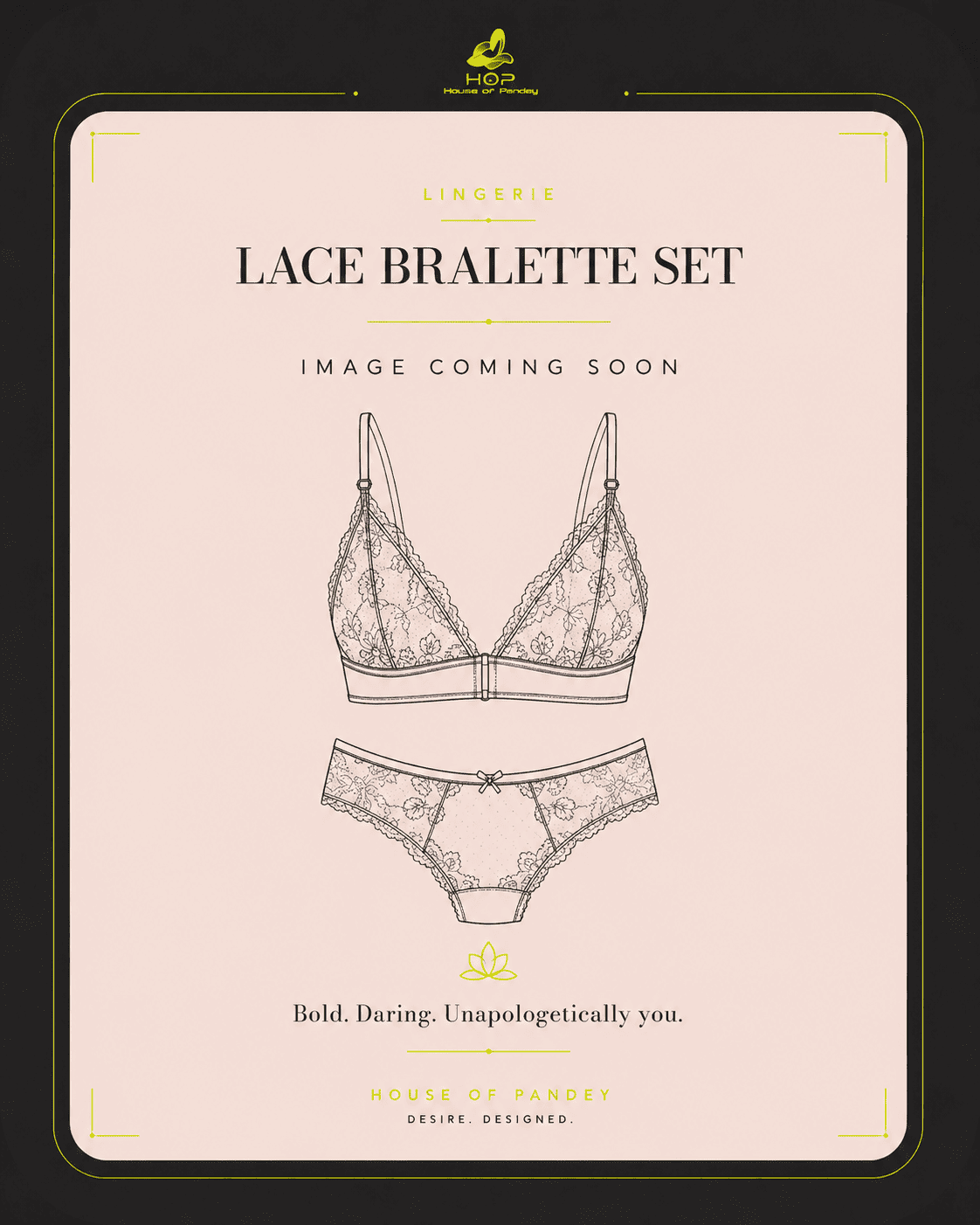 Lace Bralette Set