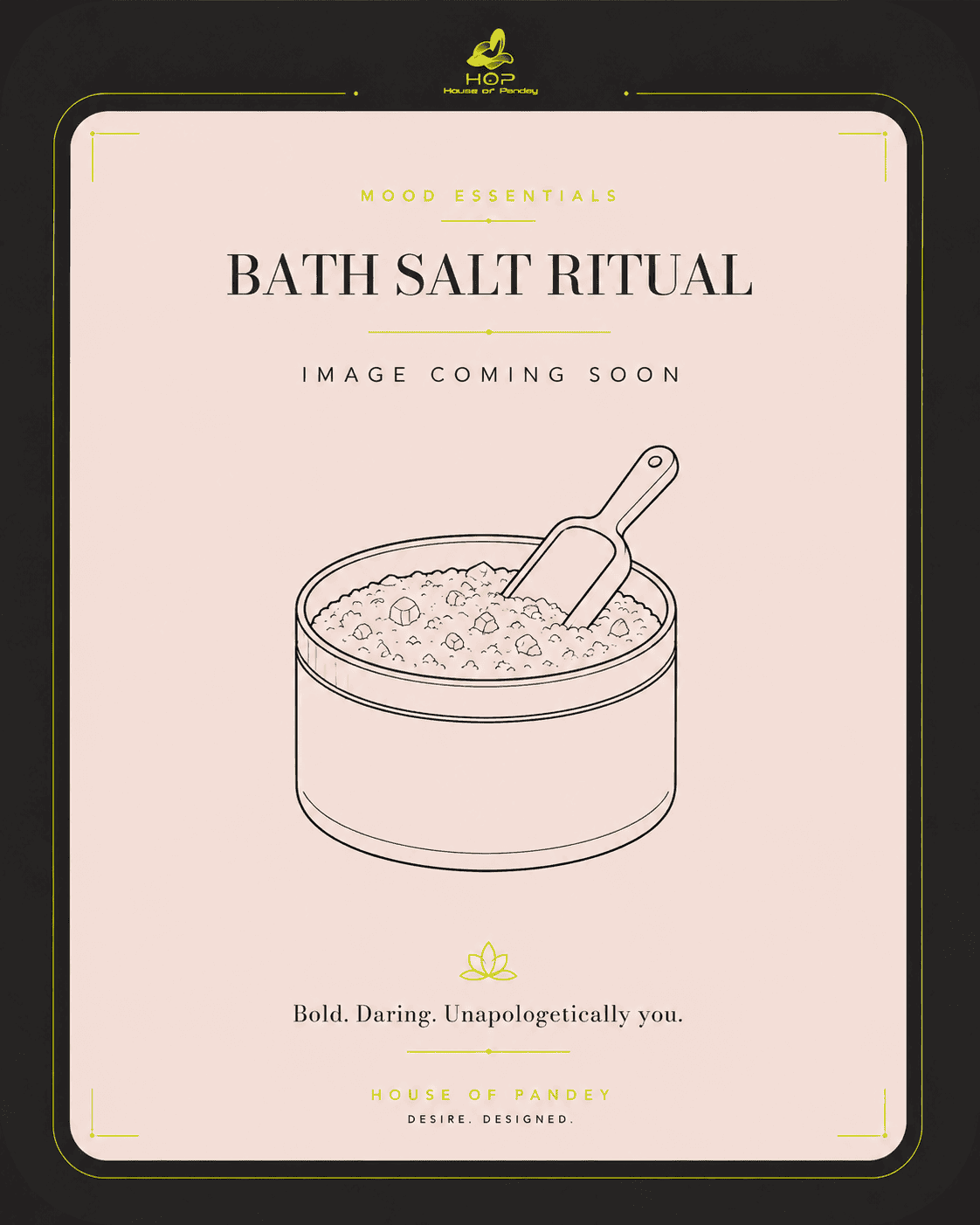 Bath Salt Ritual