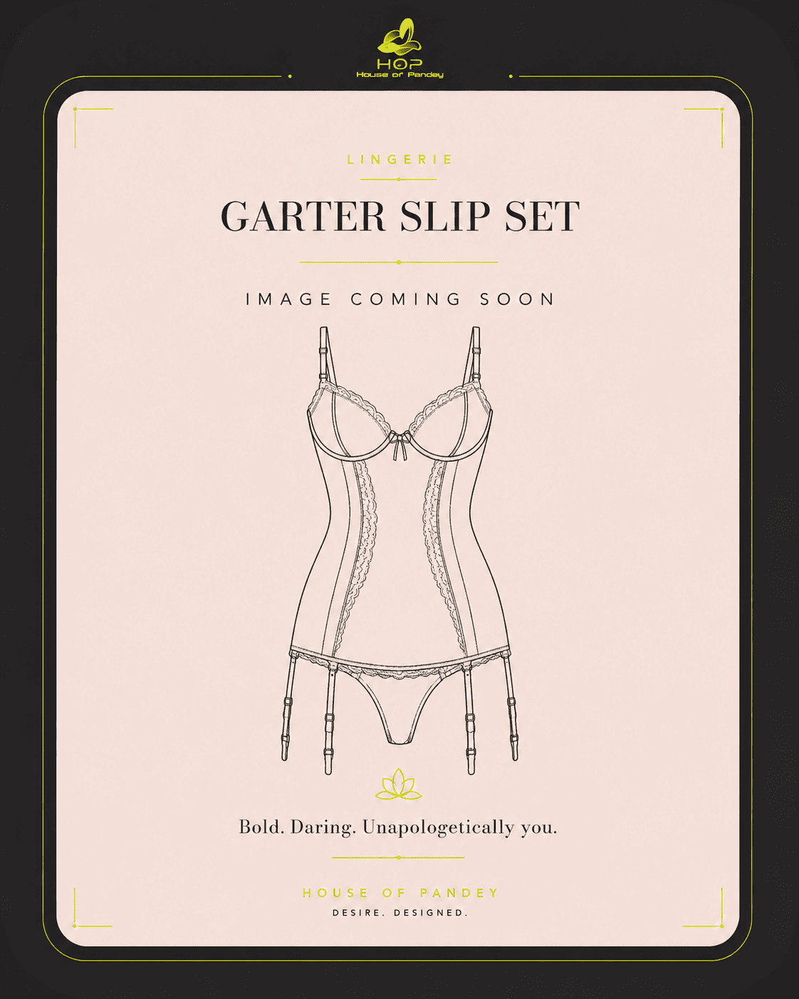 Garter Slip Set